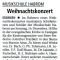 Zeitungsberichte 2001